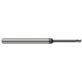Harvey Tool 1/32 Cutter dia. x 0.0460 in. x 0.3430 in. 11/32 Reach Carbide Square End Mill, 3 Flutes 850231-C3